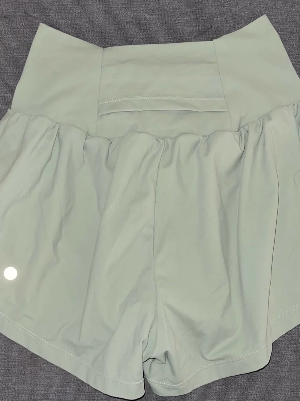 HALARA High-Waist Athletic Shorts - Pale Mint